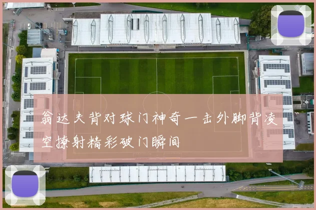 翁达夫背对球门神奇一击外脚背凌空撩射精彩破门瞬间